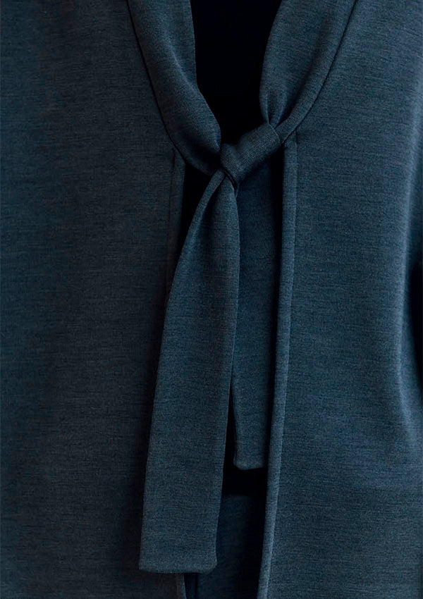 【3470】WOMAN L/SL FLAT CARDIGAN WOOL/SILK【Oscalito】