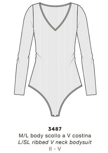 【3487】W BLUSE LS WOOL/SILK V【Oscalito】