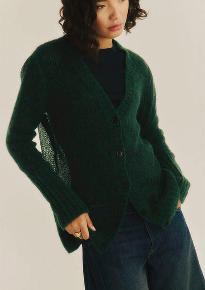 【7161】WOMAN L/SL ROUNDNECK RIBBED SHIRT COTTON 【Oscalito】