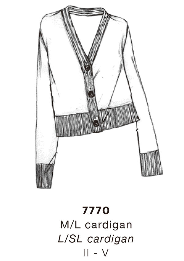 【7770】D CARDIGAN CORTO LANA 【Oscalito】