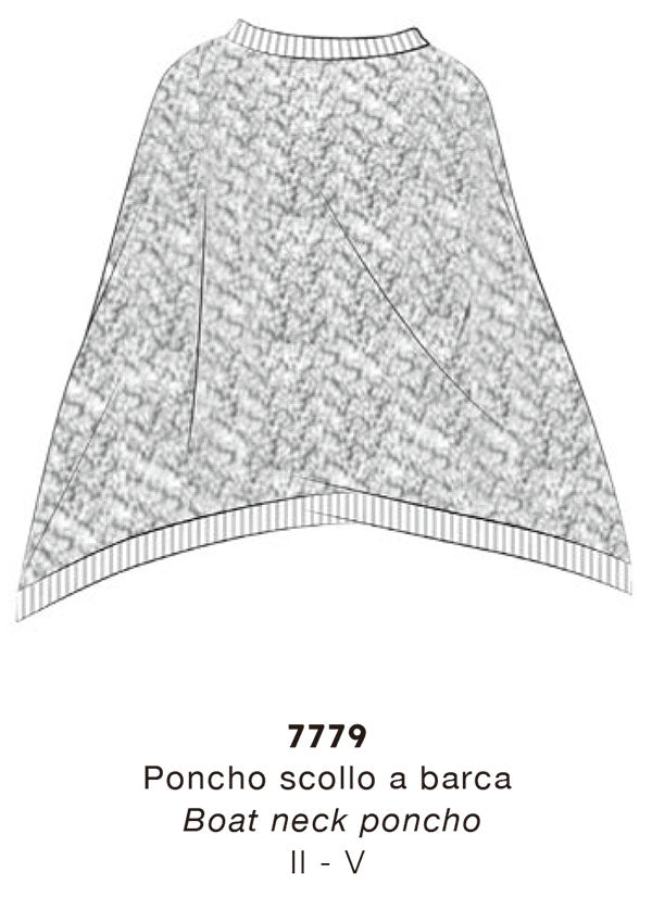 【7779】D PONCHO ALPACA LANA 【Oscalito】