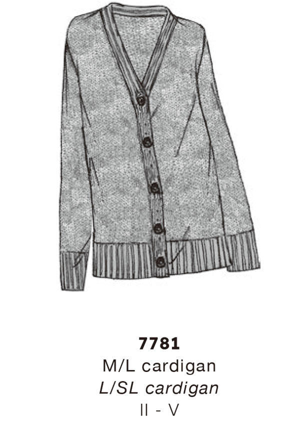 【7781】D CARDIGAN ALPACA E LANA 【Oscalito】