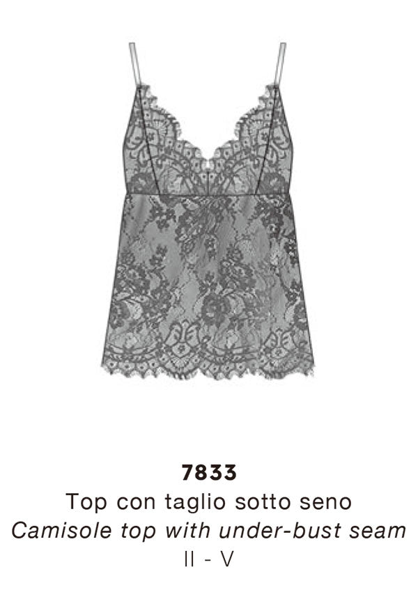 【7833】WOMAN TOP ALLOVER LACE【Oscalito】