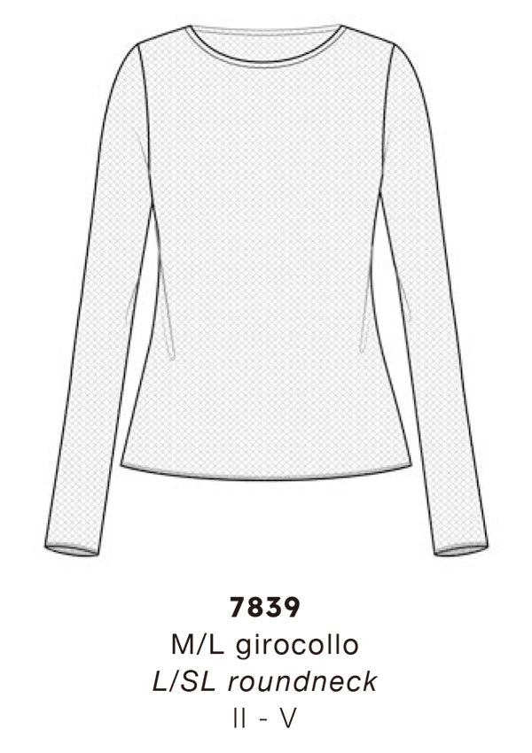 【7839】WOMAN L/SL TULLE SHIRT 【Oscalito】