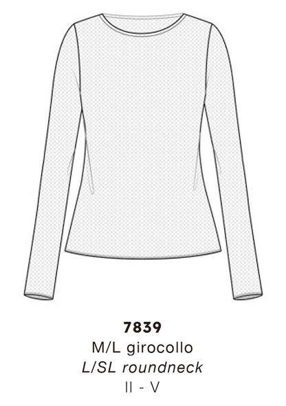 【7839】WOMAN L/SL TULLE SHIRT 【Oscalito】